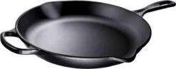 Le Creuset - Gietijzeren Ronde Skillet In Mat Zwart 23cm -Tefal Winkel 1200x472