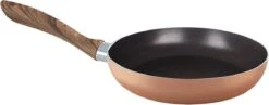 Nuovva Koperen Koekenpan - Keramische Antikleeflaag – Houten Handvat Koekenpan - Ø 24 Cm Inductie - PTFE-vrij -Tefal Winkel 1200x473