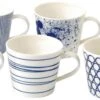 Royal Doulton Pacific - 6x Mok / Beker - Porselein - Wit / Blauw - 450 Ml - Set Van 6 Mokken 1 Royal Doulton Pacific - 6x Mok / Beker - Porselein - Wit / Blauw - 450 Ml - Set Van 6 Mokken -Tefal Winkel 1200x495 2