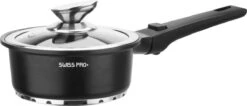 Swiss Pro+ | Set 14 Delige Pannenset | Inductie - Pannensets - Glazen Deksel - Met Afneembare Handgreep - Marmeren Interieur -PFAS-vrij | Black (Zwart) -Tefal Winkel 1200x513 2