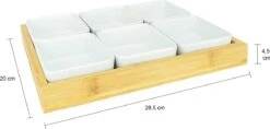 Krumble Borrelplank Met 6 Schaaltjes - Borrelplank - Tapasschaal - Serveerschaal Met Vakjes - Snackschaal - Snack- & Tappasschalen - Serveerplanken- Serveerschalen - Hout En Keramiek - 6 Delig Schaaltjes - Wit En Bruin 9 Krumble Borrelplank Met 6 Schaaltjes - Borrelplank - Tapasschaal - Serveerschaal Met Vakjes - Snackschaal - Snack- & Tappasschalen - Serveerplanken- Serveerschalen - Hout En Keramiek - 6 Delig Schaaltjes - Wit En Bruin -Tefal Winkel 1200x571