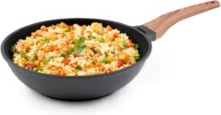 Rosmarino Black Line - Wokpan - Ø30cm - 100% PFAS & PFOA Vrij - Gegoten Aluminium - Non-stick Minerale Coating - Ergonomische Handgreep - Geschikt Voor Alle Warmtebronnen & Vaatwasser -Tefal Winkel 1200x628