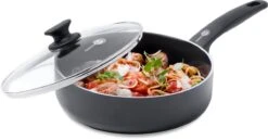 GreenPan Cambridge Hapjespan Met Deksel 24cm - Zwart - Inductie - PFAS-vrij -Tefal Winkel 1200x629 5