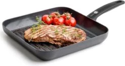 GreenPan Cambridge Grillpan 28cm - Zwart - Inductie - PFAS-vrij 19 GreenPan Cambridge Grillpan 28cm - Zwart - Inductie - PFAS-vrij -Tefal Winkel 1200x634 2