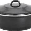 Lite-Body - Emaille - Magnus Braadpan 24cm/2,5l Met Deksel - Zwart - Inductie -Tefal Winkel 1200x652 1