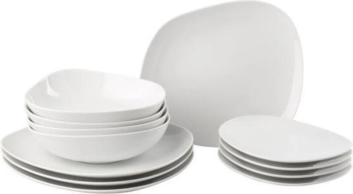 LIKE BY VILLEROY & BOCH - Organic White - Serviesset 12-dlg 2 LIKE BY VILLEROY & BOCH - Organic White - Serviesset 12-dlg