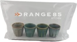 Orange85 Espresso Kopjes - Set Van 4 - Porselein - Hittebestendig - 90 Ml - Rond - Espresso - Mokken - Glazen - Koffiekopjes -Tefal Winkel 1200x663