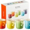 Le Creuset Set Van 6 Koffiebekers 200 Ml Regenboog Kleuren -Tefal Winkel 1200x677 1