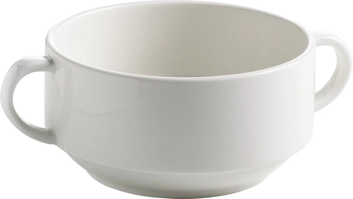 Maxwell & Williams White Basics Round - Soepkom Stapelbaar - 410 Ml - 11,5 X 11,5 X 6 Cm 3 Maxwell & Williams White Basics Round - Soepkom Stapelbaar - 410 Ml - 11,5 X 11,5 X 6 Cm