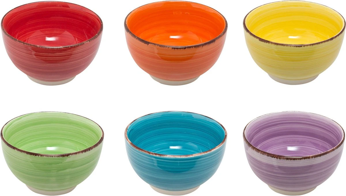 Schaal - Ø1 4Cm - Uni - Assorti 6 Stuks 3 Schaal - Ø1 4Cm - Uni - Assorti 6 Stuks