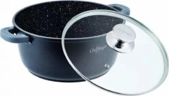 Cheffinger Pannenset 6-delig - Inductie - Met Deksels - Zwart - Koudgrepen - Ø20, 24 & 28 Cm -Tefal Winkel 1200x682 1