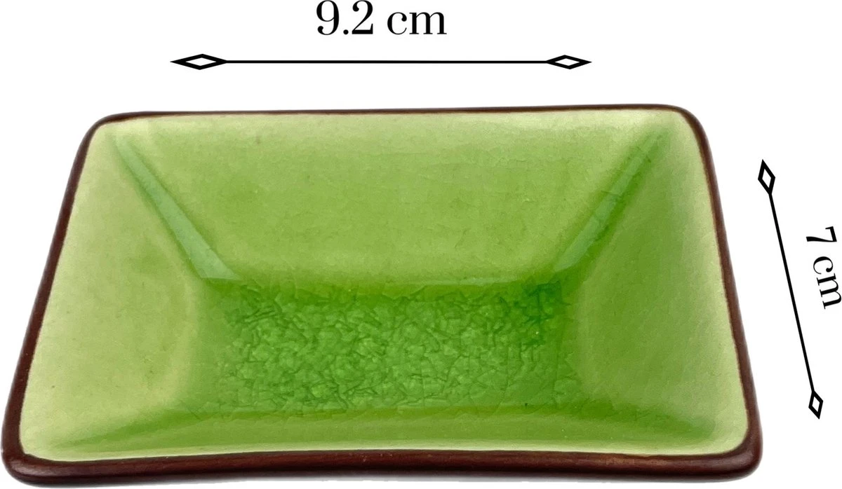 Sushi Servies Set 2 Personen | Groen | Luxe Sushi Servies | Handgemaakt | Sushi Bord En Schaaltjes | 2 Paar Chopsticks | Japanse Kwaliteit | Kirin Gumi Fine Collection | Keramiek | Vaatwasser Bestendig | 5-delig 6 Sushi Servies Set 2 Personen | Groen | Luxe Sushi Servies | Handgemaakt | Sushi Bord En Schaaltjes | 2 Paar Chopsticks | Japanse Kwaliteit | Kirin Gumi Fine Collection | Keramiek | Vaatwasser Bestendig | 5-delig - Afbeelding 4