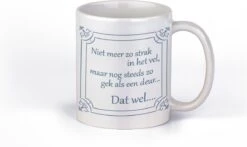 Mok Bedrukt Met Tekst | Niet Meer Zo Strak In Het Vel | Cadeaumok Voor 40 - 50 - 60 - 70 Jaar | Verjaardagsmok Abraham | Cadeau Voor Man | Kado Voor Vrouw | Sarah | Grappige Tekstmok | Hollands Tegeltje 5 Mok Bedrukt Met Tekst | Niet Meer Zo Strak In Het Vel | Cadeaumok Voor 40 - 50 - 60 - 70 Jaar | Verjaardagsmok Abraham | Cadeau Voor Man | Kado Voor Vrouw | Sarah | Grappige Tekstmok | Hollands Tegeltje -Tefal Winkel 1200x714 1