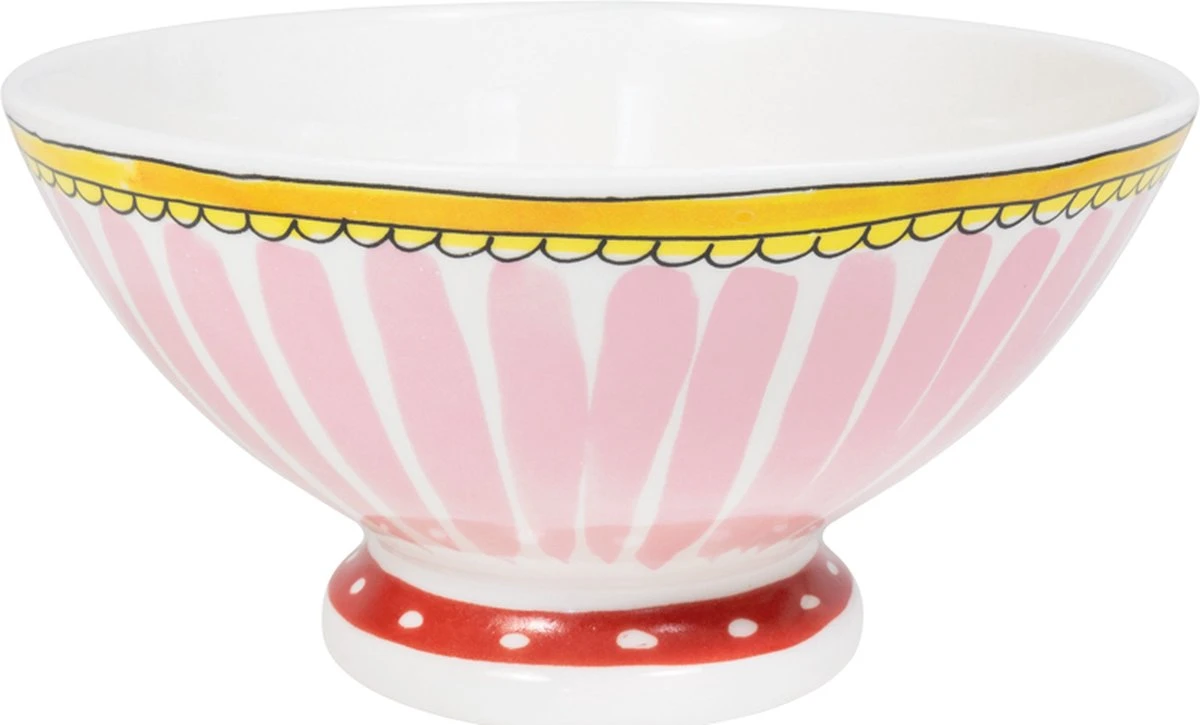 Blond Amsterdam, Even Bijkletsen, Vintage Bowl Roze 21cm 3 Blond Amsterdam, Even Bijkletsen, Vintage Bowl Roze 21cm