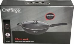 Cheffinger Wokpan Met Deksel - 32cm - Zwart - Pan - Keukenaccessoires 15 Cheffinger Wokpan Met Deksel - 32cm - Zwart - Pan - Keukenaccessoires -Tefal Winkel 1200x730 1