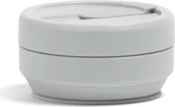 STOJO - Opvouwbare Beker - To Go - Grijs - 237ml - Herbruikbaar -Tefal Winkel 1200x732 1