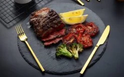 Cadeau 30-delige Gouden Zilverwerk Set Bestekset, Velaze 18/10 Roestvrijstalen Gebruiksvoorwerpen Service Voor 6 Personen Inclusief Dinerlepel, Diner Vork, Diner Mes, Dessertvork En Theelepel, Spiegel Gepolijst Ontwerp -Tefal Winkel 1200x742 4