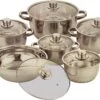 KooKKunst Holland RVS Pannenset 12 Delig Inductie - Inclusief Deksels - Ø 16, 16, 18, 20, 24 & 24 Cm -Tefal Winkel 1200x743 3