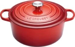 Le Creuset Gietijzeren Braadpan - 26cm 5,3 L - Kersenrood -Tefal Winkel 1200x751 3