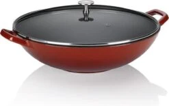 Wokpan Gietijzer Rood, 36 Cm - Kela | Calido -Tefal Winkel 1200x755