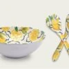 Arca Italy - Saladeschaal Met Bestek - 100% Melamine - Vaatwasbestendig - 30 Cm - Lemon Collectie -Tefal Winkel 1200x757 3