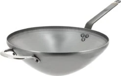 DeBuyer - Mineral B Wok 40cm - Staal - Tegengreep