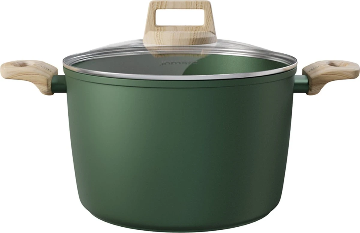 Forest, Soeppan Met Deksel – Ø 24 Cm – 100% Gerecycled Aluminium – Geschikt Voor Alle Warmtebronnen - Duurzame Pan – Stamppotpan – Sudderpan – PFOA Vrij - 8.6 L 3 Forest, Soeppan Met Deksel – Ø 24 Cm – 100% Gerecycled Aluminium – Geschikt Voor Alle Warmtebronnen - Duurzame Pan – Stamppotpan – Sudderpan – PFOA Vrij - 8.6 L