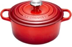 Le Creuset Gietijzeren Braadpan - 26cm 5,3 L - Kersenrood -Tefal Winkel 1200x792 1