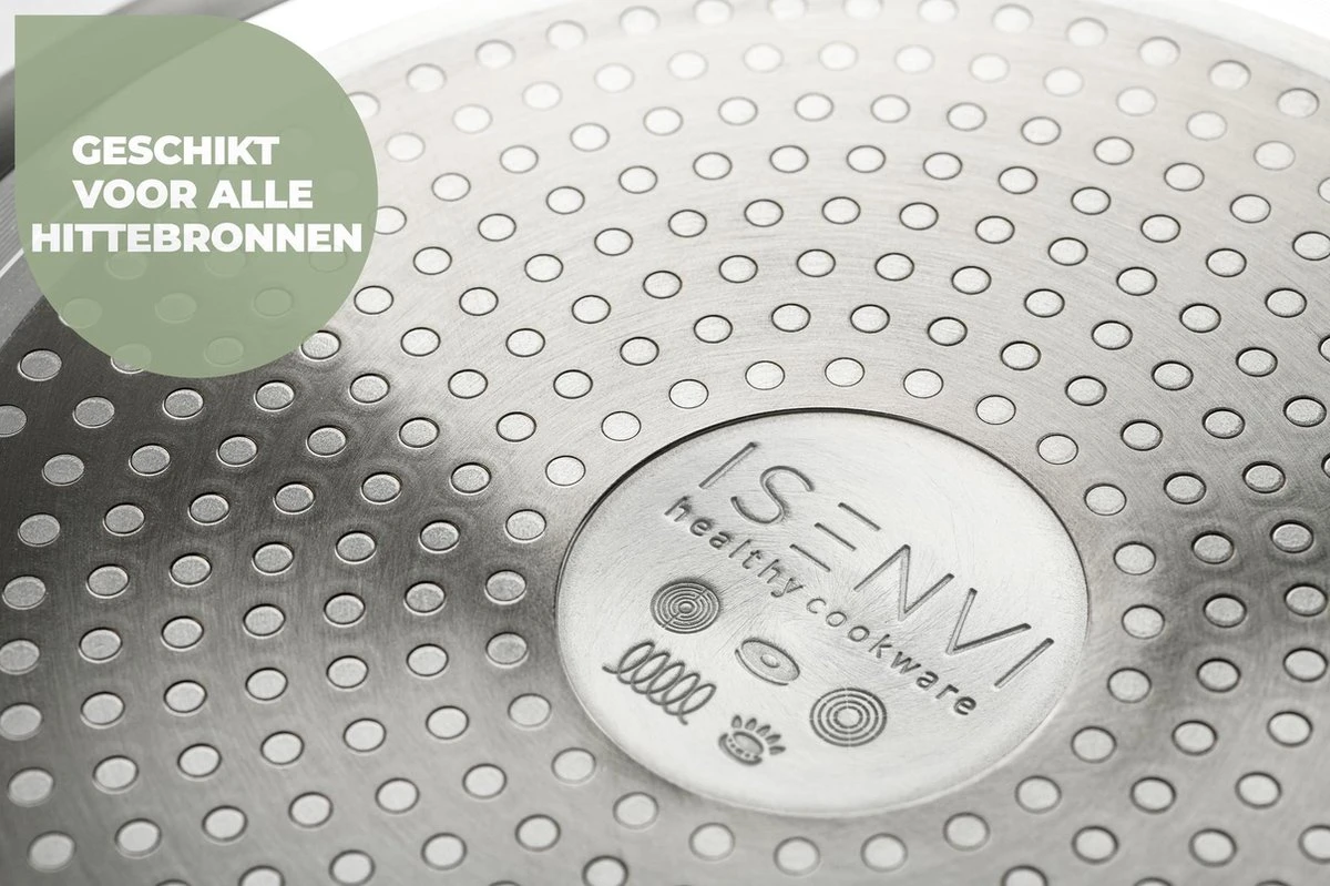 ISENVI Avon Plus Pannenset - Pannenset 5 Delig - Ergo Grepen 5 ISENVI Avon Plus Pannenset - Pannenset 5 Delig - Ergo Grepen - Afbeelding 3