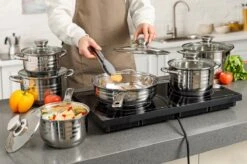 Swiss Pro + Pannenset - 12 Delig - RVS - Roestvrijstalen Kookgerei 18/10 10 Swiss Pro + Pannenset - 12 Delig - RVS - Roestvrijstalen Kookgerei 18/10 -Tefal Winkel 1200x799 8