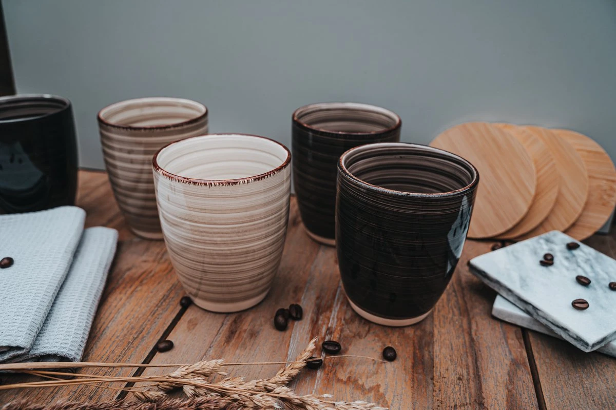 Koffiekopjes - Industrieel Grijs - Koffiebeker - Unieke Kleuren - Set Van 12 Kopjes (ook Los Verkrijgbaar) - 160ML En 340ML - Porselein - Hip En Trendy 6 Koffiekopjes - Industrieel Grijs - Koffiebeker - Unieke Kleuren - Set Van 12 Kopjes (ook Los Verkrijgbaar) - 160ML En 340ML - Porselein - Hip En Trendy - Afbeelding 4