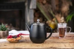 Bredemeijer - Theepot Duet Eva 1,1L Mat Zwart Met Filter - - Dubbelwandig -Tefal Winkel 1200x800 170