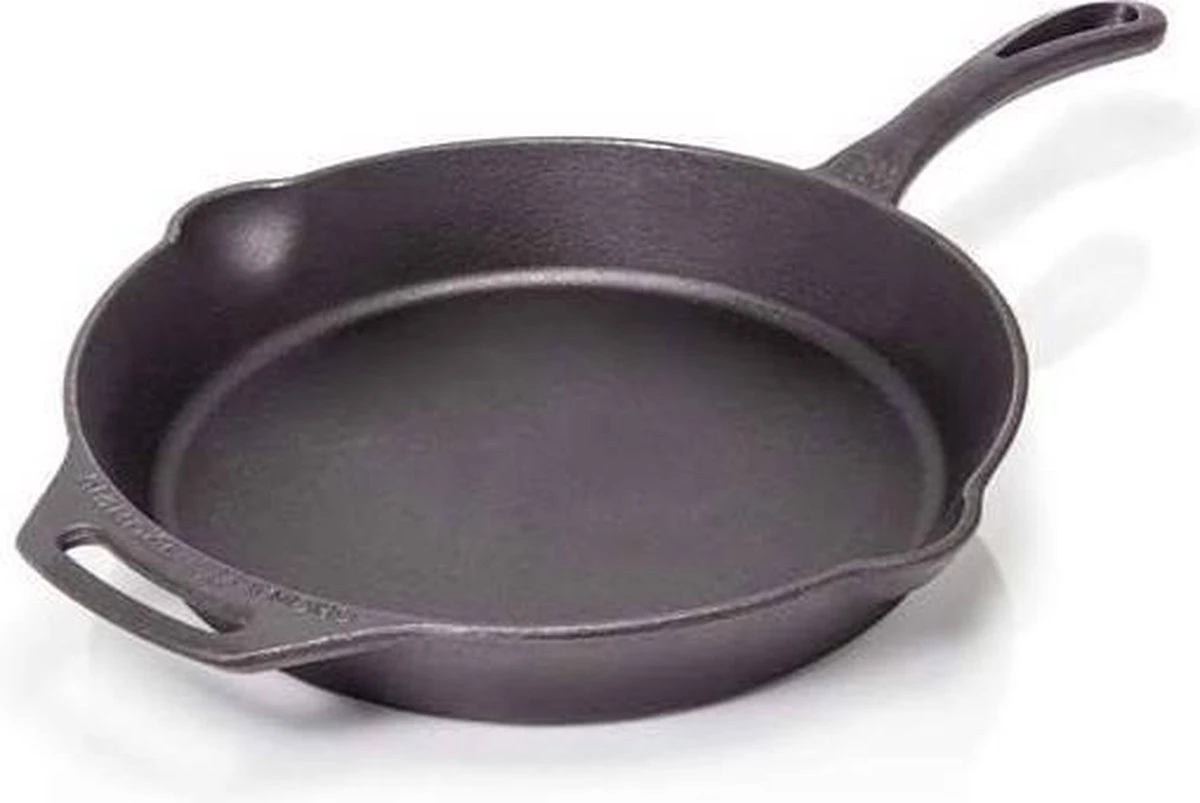 Petromax Fp30-t, Skillet, 28 Cm, Pan Met Steel, Gietijzer, Zwart 4 Petromax Fp30-t, Skillet, 28 Cm, Pan Met Steel, Gietijzer, Zwart - Afbeelding 2