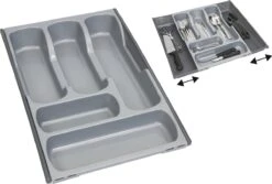 Curver Bestekbak - 5 Vaks - Uitschuifbaar Naar 7 Vaks - 42x30/52x6 Cm -Tefal Winkel 1200x812 4