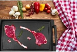 Eurolux Teppanyaki Plaat Met Grepen - 41 X 24 X 2.5 Cm - Zwart - Aluminium - Geschikt Voor Alle Warmtebronnen 20 Eurolux Teppanyaki Plaat Met Grepen - 41 X 24 X 2.5 Cm - Zwart - Aluminium - Geschikt Voor Alle Warmtebronnen -Tefal Winkel 1200x815 1