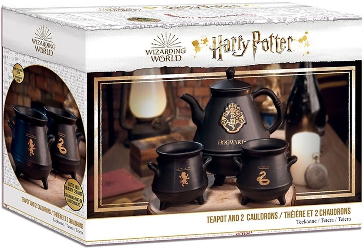 Harry Potter "Hogwarts" Theepot Set Met 2 Ketels 4 Harry Potter "Hogwarts" Theepot Set Met 2 Ketels - Afbeelding 2