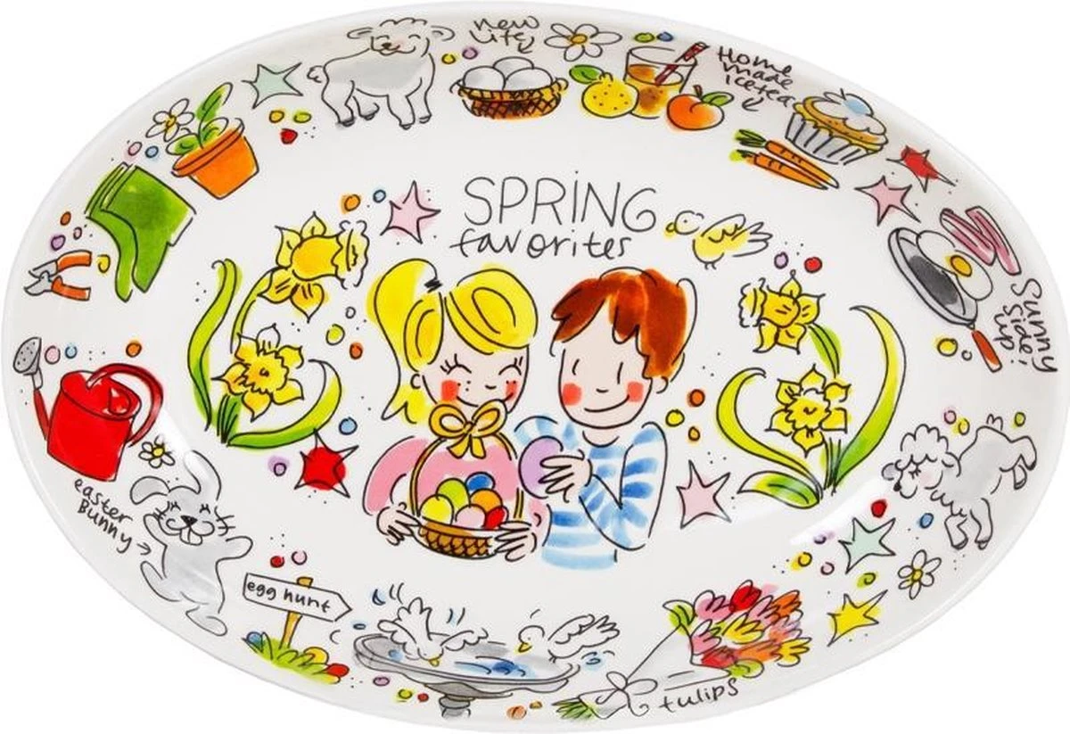 Blond Amsterdam Pasen Snackschaal - Spring Favorites - Ø28,5 Cm 3 Blond Amsterdam Pasen Snackschaal - Spring Favorites - Ø28,5 Cm