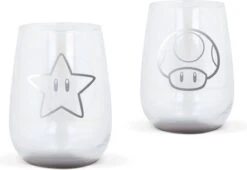 Storline Nintendo - Super Mario Crystal Glasses 2-pack 8 Storline Nintendo - Super Mario Crystal Glasses 2-pack -Tefal Winkel 1200x825 3