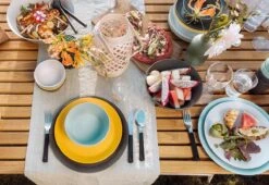 Mepal - Serviesset Bloom 8-delig – Geschikt Als Stijlvol Buitenservies - Pebble Assorti – Ideaal Voor Buiten En Binnen – Licht In Gewicht -Tefal Winkel 1200x826 3