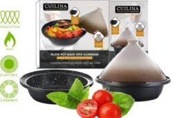CUILINA Tajine Ø 30 Cm Geschikt Voor Alle Kookplaten, Inclusief Inductie. 12 CUILINA Tajine Ø 30 Cm Geschikt Voor Alle Kookplaten, Inclusief Inductie. -Tefal Winkel 1200x831