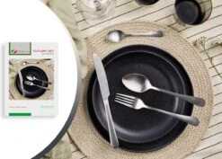 Magani - Zilveren Bestekset - Roestvrij Staal - 24-delig - Voor Zes Personen - PVD Coating 11 Magani - Zilveren Bestekset - Roestvrij Staal - 24-delig - Voor Zes Personen - PVD Coating -Tefal Winkel 1200x860 3