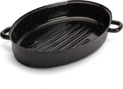 Emalia Geëmailleerde Braadpan Met Deksel 7L - Braadslede - Bakpan - Grillpan - Emaille - Zwart -Tefal Winkel 1200x872 3