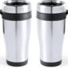 Carson 2x Stuks RVS Thermosbeker/warmhoud Koffiebekers Zwart 500 Ml - Isoleerbekers/reisbekers 2 Carson 2x Stuks RVS Thermosbeker/warmhoud Koffiebekers Zwart 500 Ml - Isoleerbekers/reisbekers -Tefal Winkel 1200x874 4