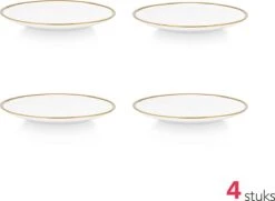 Vtwonen Serviesset - Wit-Goud - Porselein - 24-delig 26 Vtwonen Serviesset - Wit-Goud - Porselein - 24-delig -Tefal Winkel 1200x877