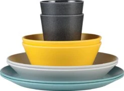 Mepal - Serviesset Bloom 8-delig – Geschikt Als Stijlvol Buitenservies - Pebble Assorti – Ideaal Voor Buiten En Binnen – Licht In Gewicht -Tefal Winkel 1200x885