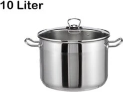 Haushalt Soeppan Met Glazen Deksel - 10 Liter- RVS 18 Haushalt Soeppan Met Glazen Deksel - 10 Liter- RVS -Tefal Winkel 1200x905 3