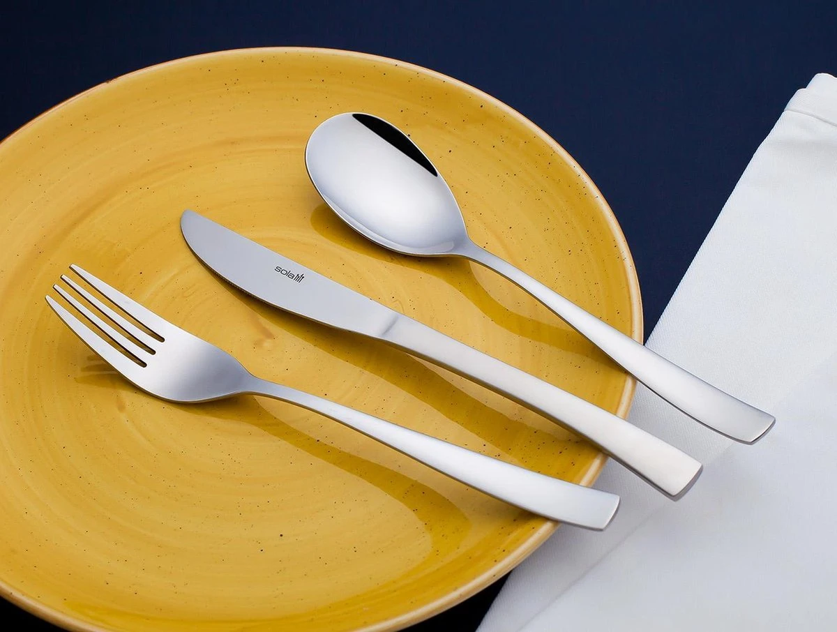 Sola Bestekset Sevilla - Economy - 8 Persoons - 70 Delig - Zilver Chroomstaal 18/0 - RVS 4 Sola Bestekset Sevilla - Economy - 8 Persoons - 70 Delig - Zilver Chroomstaal 18/0 - RVS - Afbeelding 2