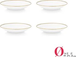 Vtwonen Serviesset - Wit-Goud - Porselein - 24-delig 31 Vtwonen Serviesset - Wit-Goud - Porselein - 24-delig -Tefal Winkel 1200x908 2