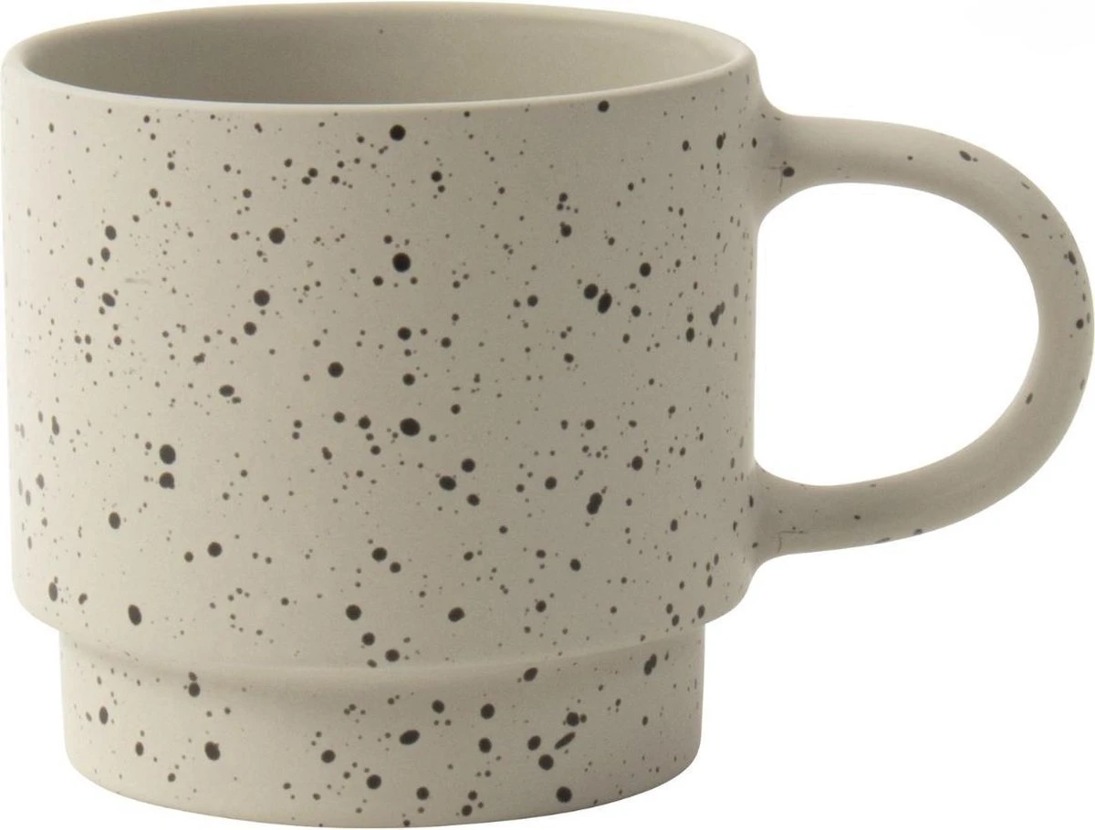 Gusta Rek Met Mokken Ivoor 350 Ml - 4 Stuks 4 Gusta Rek Met Mokken Ivoor 350 Ml - 4 Stuks - Afbeelding 2