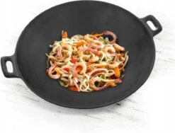 Cast Iron Wokpan / Wadjan Gietijzer - ø 31 Cm - Zonder Anti-aanbaklaag -Tefal Winkel 1200x914